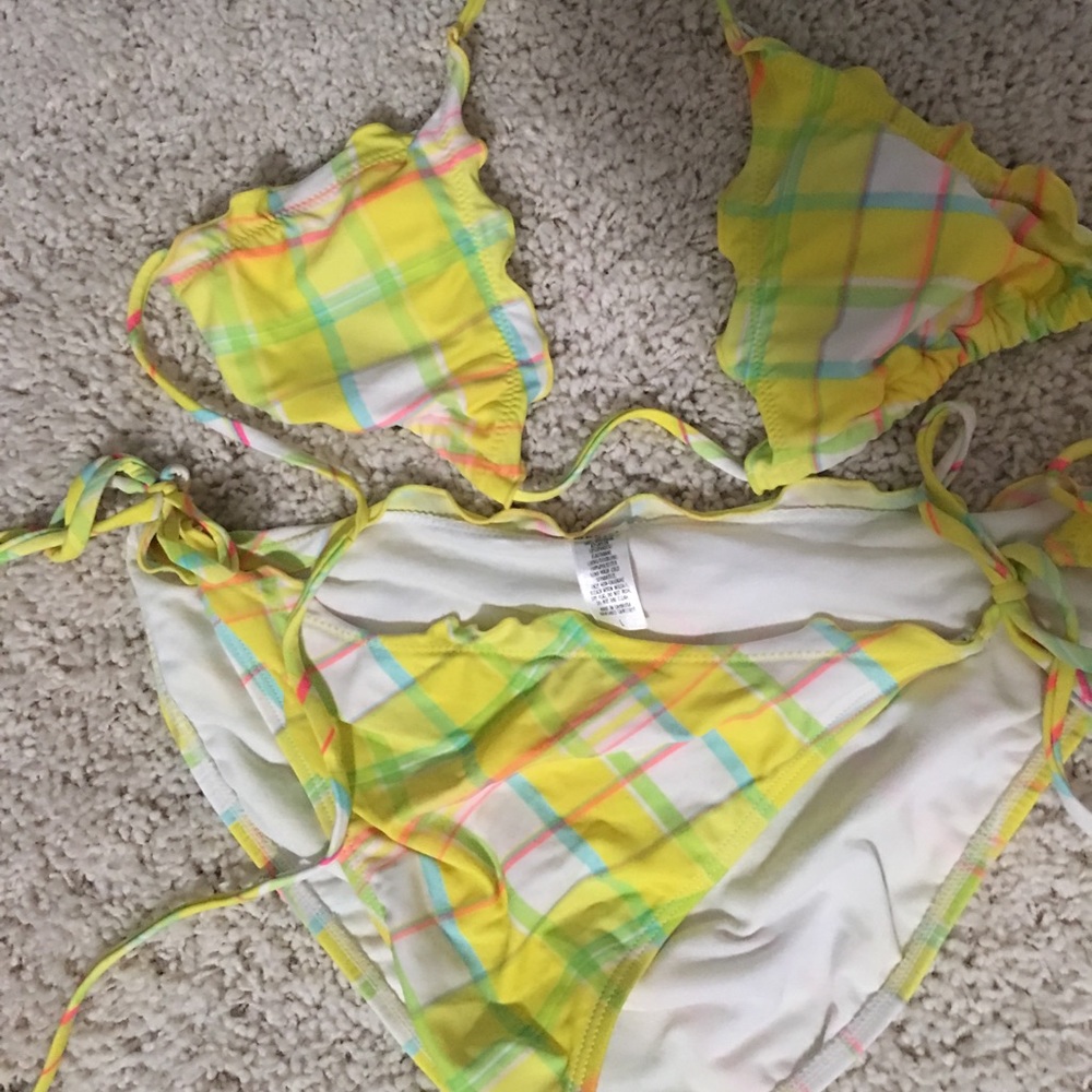 Riddle yellow plaid suit